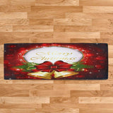 Max Christmas Theme Non Slip Floor Mat Carpet Area Rug Red Tree Bell - Aladdin Shoppers
