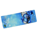 Max Christmas Theme Non Slip Floor Mat Carpet Area Rug Silver Blue Ball - Aladdin Shoppers