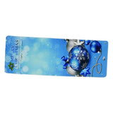 Max Christmas Theme Non Slip Floor Mat Carpet Area Rug Silver Blue Ball - Aladdin Shoppers