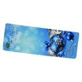 Max Christmas Theme Non Slip Floor Mat Carpet Area Rug Silver Blue Ball - Aladdin Shoppers