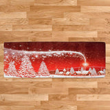 Max Christmas Theme Non Slip Floor Mat Carpet Area Rug Snow Scene - Aladdin Shoppers