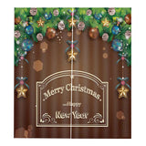 Max Christmas Theme Window Curtain Merry Christmas - 170x200cm - Aladdin Shoppers