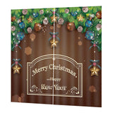 Max Christmas Theme Window Curtain Merry Christmas - 170x200cm - Aladdin Shoppers