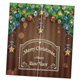 Max Christmas Theme Window Curtain Merry Christmas - 170x200cm - Aladdin Shoppers
