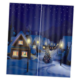 Max Christmas Theme Window Curtain Night - 170x200cm - Aladdin Shoppers