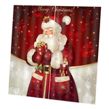 Max Christmas Theme Window Curtains Santa Claus - 170x200cm - Aladdin Shoppers