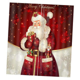 Max Christmas Theme Window Curtains Santa Claus - 170x200cm - Aladdin Shoppers