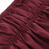 Max Classic Ruffle Microfiber Bed Skirt, 15 Inch Drop Purple Red - Twin - Aladdin Shoppers