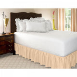 Max Classic Ruffle Microfiber Bed Skirt, 15 Inch Drop Yellow - Full - Aladdin Shoppers