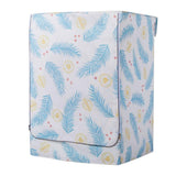 Max Coated Oxford Cloth Washing Machine Cover Protector Blue Cycas Leaves-XL - Aladdin Shoppers