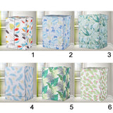 Max Coated Oxford Cloth Washing Machine Cover Protector Blue Monstera Leaves -S - Aladdin Shoppers