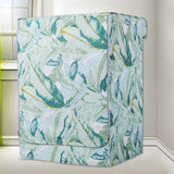 Max Coated Oxford Cloth Washing Machine Cover Protector Green Leaves-L - Aladdin Shoppers