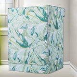 Max Coated Oxford Cloth Washing Machine Cover Protector Green Leaves-S - Aladdin Shoppers