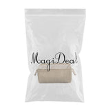Max Collapsible Fabric Storage Basket Organizer Bin with Carry Handles Beige M - Aladdin Shoppers