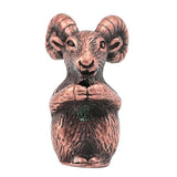 Max Copper Chinese Twelve Zodiac Animal Figurine Incense Stick Stand Goat - Aladdin Shoppers
