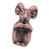 Max Copper Chinese Twelve Zodiac Animal Figurine Incense Stick Stand Goat - Aladdin Shoppers