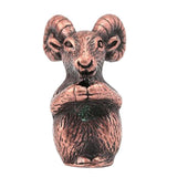 Max Copper Chinese Twelve Zodiac Animal Figurine Incense Stick Stand Goat - Aladdin Shoppers