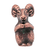 Max Copper Chinese Twelve Zodiac Animal Figurine Incense Stick Stand Goat - Aladdin Shoppers