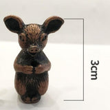 Max Copper Chinese Twelve Zodiac Animal Figurine Incense Stick Stand Pig - Aladdin Shoppers