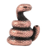 Max Copper Chinese Twelve Zodiac Animal Figurine Incense Stick Stand Snake - Aladdin Shoppers