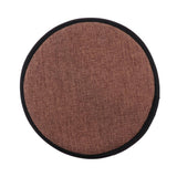 Max Cotton Brown Office Home Chair Cushion Dining Chair Pads Round 28cm - Aladdin Shoppers