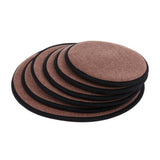 Max Cotton Brown Office Home Chair Cushion Dining Chair Pads Round 28cm - Aladdin Shoppers