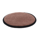 Max Cotton Brown Office Home Chair Cushion Dining Chair Pads Round 28cm - Aladdin Shoppers