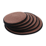 Max Cotton Brown Office Home Chair Cushion Dining Chair Pads Round 28cm - Aladdin Shoppers