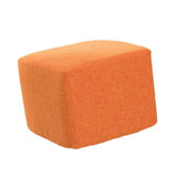 Max Cotton Linen Square Stool Seat Replacement Covers Orange-28x28x18cm - Aladdin Shoppers