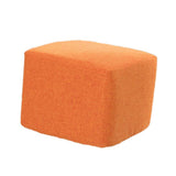 Max Cotton Linen Square Stool Seat Replacement Covers Orange-28x28x18cm - Aladdin Shoppers