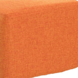 Max Cotton Linen Square Stool Seat Replacement Covers Orange-28x28x18cm - Aladdin Shoppers