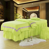 Max Cotton Massage Table Duvet Cover Beauty Salon Bed Quilt Cover Apple Green - Aladdin Shoppers