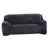 Max Cotton Polyester Fabric Stretch Sofa Couch Slipcover for Home Black - Aladdin Shoppers