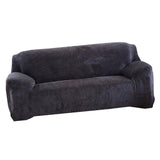 Max Cotton Polyester Fabric Stretch Sofa Couch Slipcover for Home Black - Aladdin Shoppers