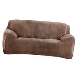 Max Cotton Polyester Fabric Stretch Sofa Couch Slipcover for Home Camel - Aladdin Shoppers