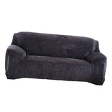 Max Cotton Polyester Fabric Stretch Sofa Couch Slipcover for Home Grey