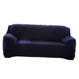 Max Cotton Polyester Fabric Stretch Sofa Couch Slipcover for Home Navy - Aladdin Shoppers