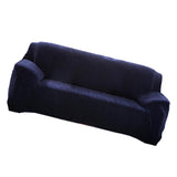 Max Cotton Polyester Fabric Stretch Sofa Couch Slipcover for Home Navy - Aladdin Shoppers