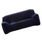 Max Cotton Polyester Fabric Stretch Sofa Couch Slipcover for Home Navy - Aladdin Shoppers