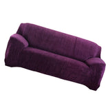 Max Cotton Polyester Fabric Stretch Sofa Couch Slipcover for Home Purple - Aladdin Shoppers