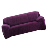 Max Cotton Polyester Fabric Stretch Sofa Couch Slipcover for Home Purple - Aladdin Shoppers