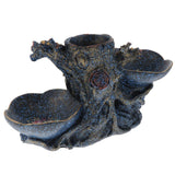 Max Creative Resin Countertop Fruit Basket Stand With Birds Pattern Blue - Aladdin Shoppers