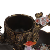 Max Creative Resin Countertop Fruit Basket Stand With Birds Pattern Red - Aladdin Shoppers