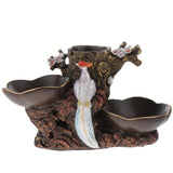 Max Creative Resin Countertop Fruit Basket Stand With Birds Pattern Red - Aladdin Shoppers
