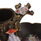 Max Creative Resin Countertop Fruit Basket Stand With Birds Pattern Red - Aladdin Shoppers