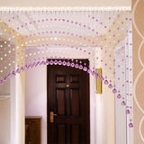 Max Crystal Ball Beaded for DIY Door Curtain Wedding Backdrops Light Blue - Aladdin Shoppers