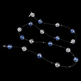 Max Crystal Ball Beaded for DIY Door Curtain Wedding Backdrops Navy Blue - Aladdin Shoppers