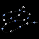 Max Crystal Ball Beaded for DIY Door Curtain Wedding Backdrops Navy Blue - Aladdin Shoppers