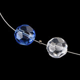 Max Crystal Ball Beaded for DIY Door Curtain Wedding Backdrops Navy Blue - Aladdin Shoppers