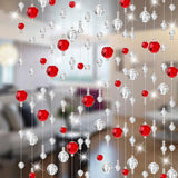 Max Crystal Ball Beaded for DIY Door Curtain Wedding Backdrops Purple - Aladdin Shoppers